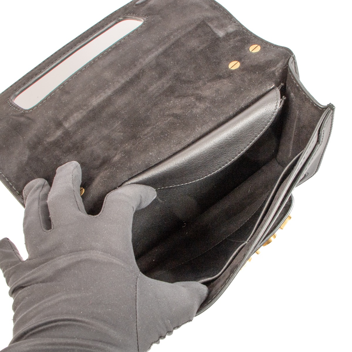 Christian Dior Black Leather J'adior Shoulder Bag