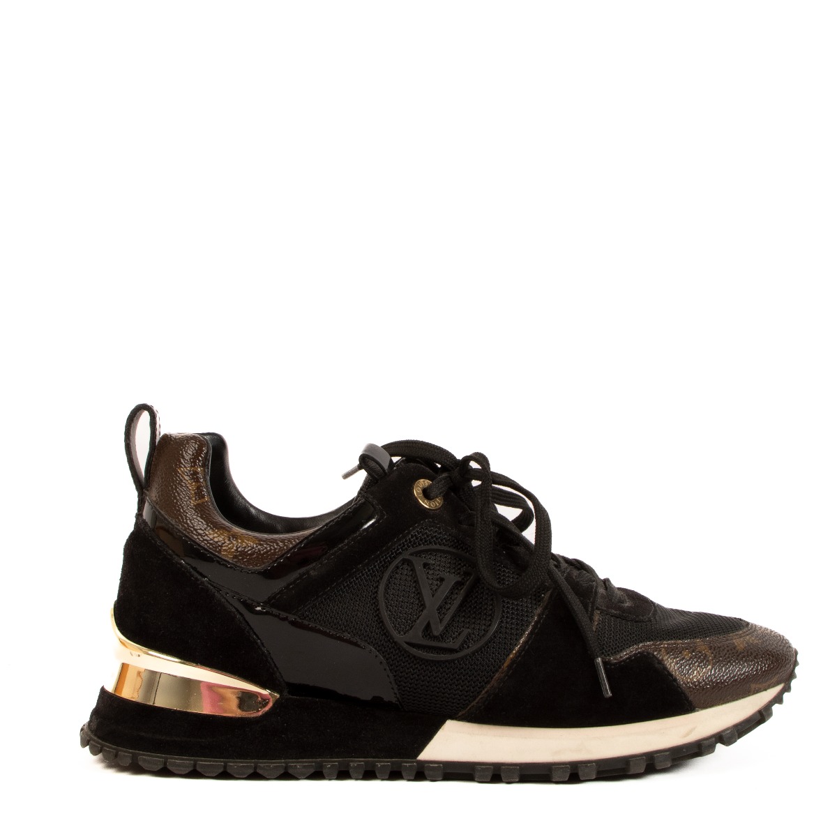 Louis vuitton black run away sneaker store