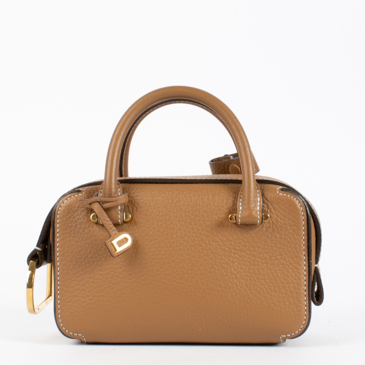 Delvaux Cool Box Nano Bag in Vegetal Taurillon Soft Leather