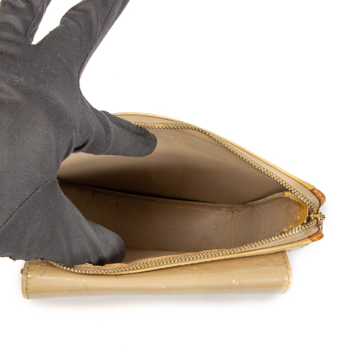 Louis Vuitton Bronze Vernis Mott Monogram Bag ○ Labellov ○ Buy