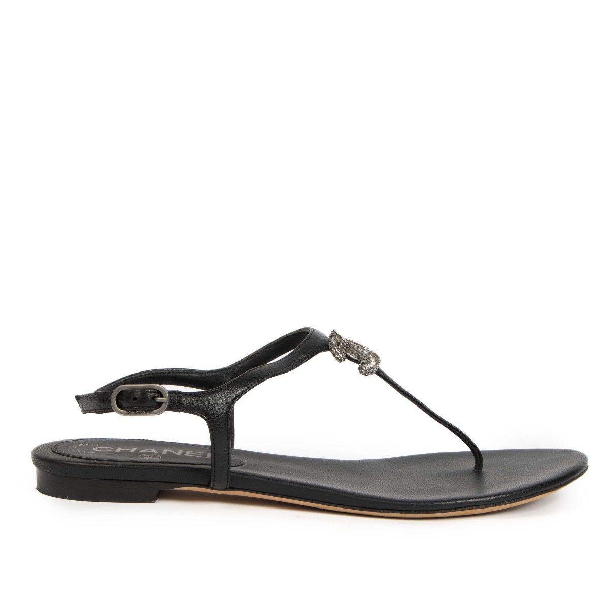 Chanel sandals black size - Gem
