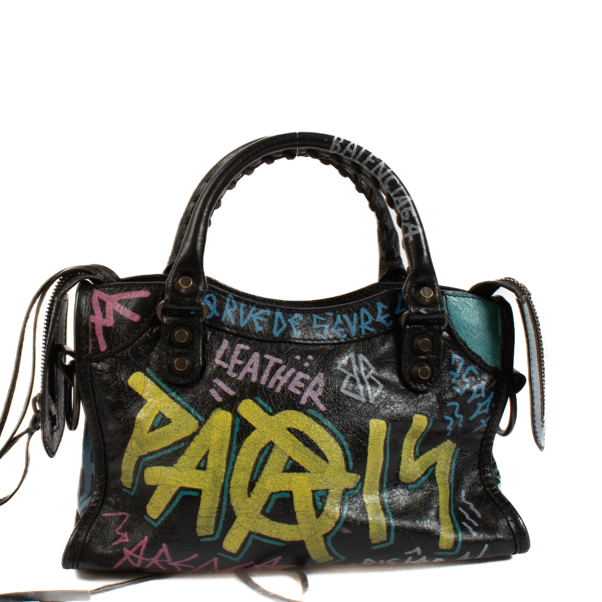 バレンシアガ BALENCIAGA PAPIER MINI GRAFFITI Sell Balenciaga Papier Mini Wallet White Graffiti