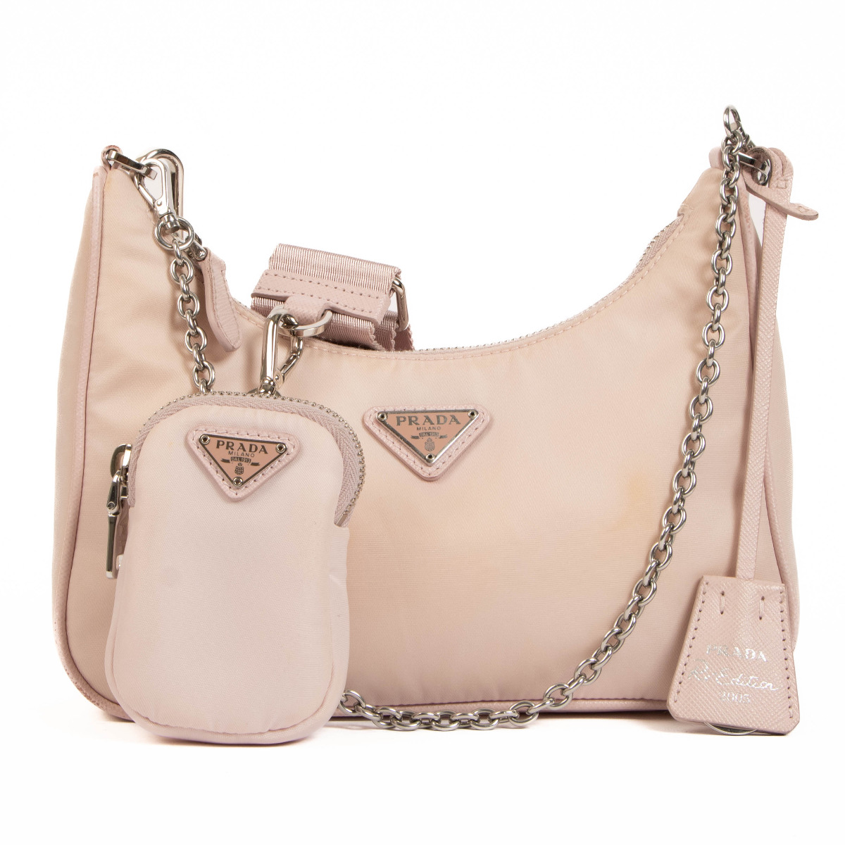 Prada Pink Re-edition 2005 Nylon Bag ○ Labellov ○ Buy and Sell