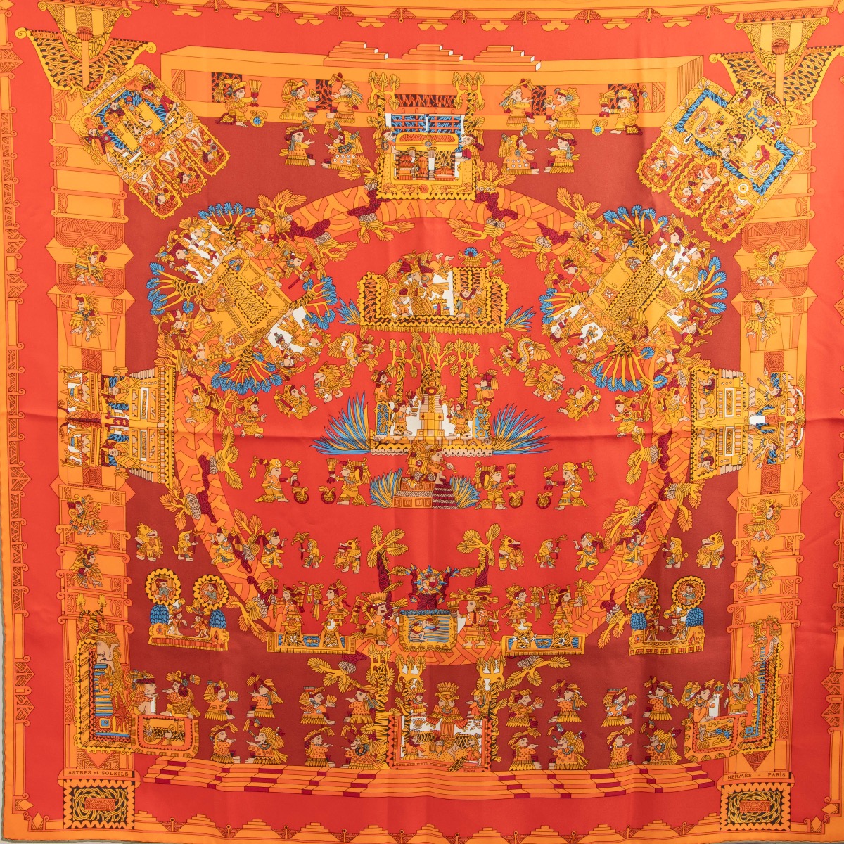 アーリーサマーSALE☆HERMESエルメス リズムグリーン27.5cmプレート Hermès Astres Et Soleil Silk Scarf ○ Labellov ○ Buy and