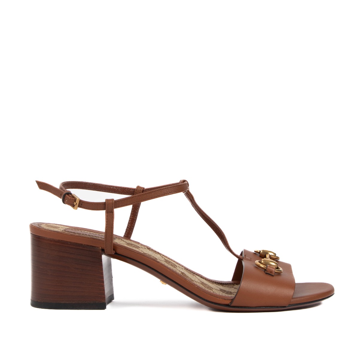 Gucci Brown Horsebit Sandals - Size 38 ○ Labellov ○ Buy