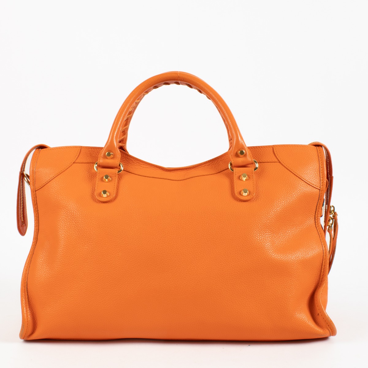 Balenciaga Orange Medium City Bag ○ Labellov ○ Buy and