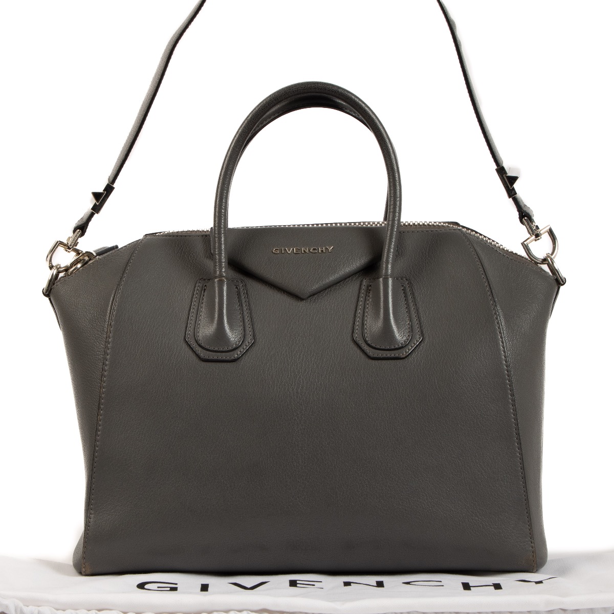 Givenchy antigona medium gray deals