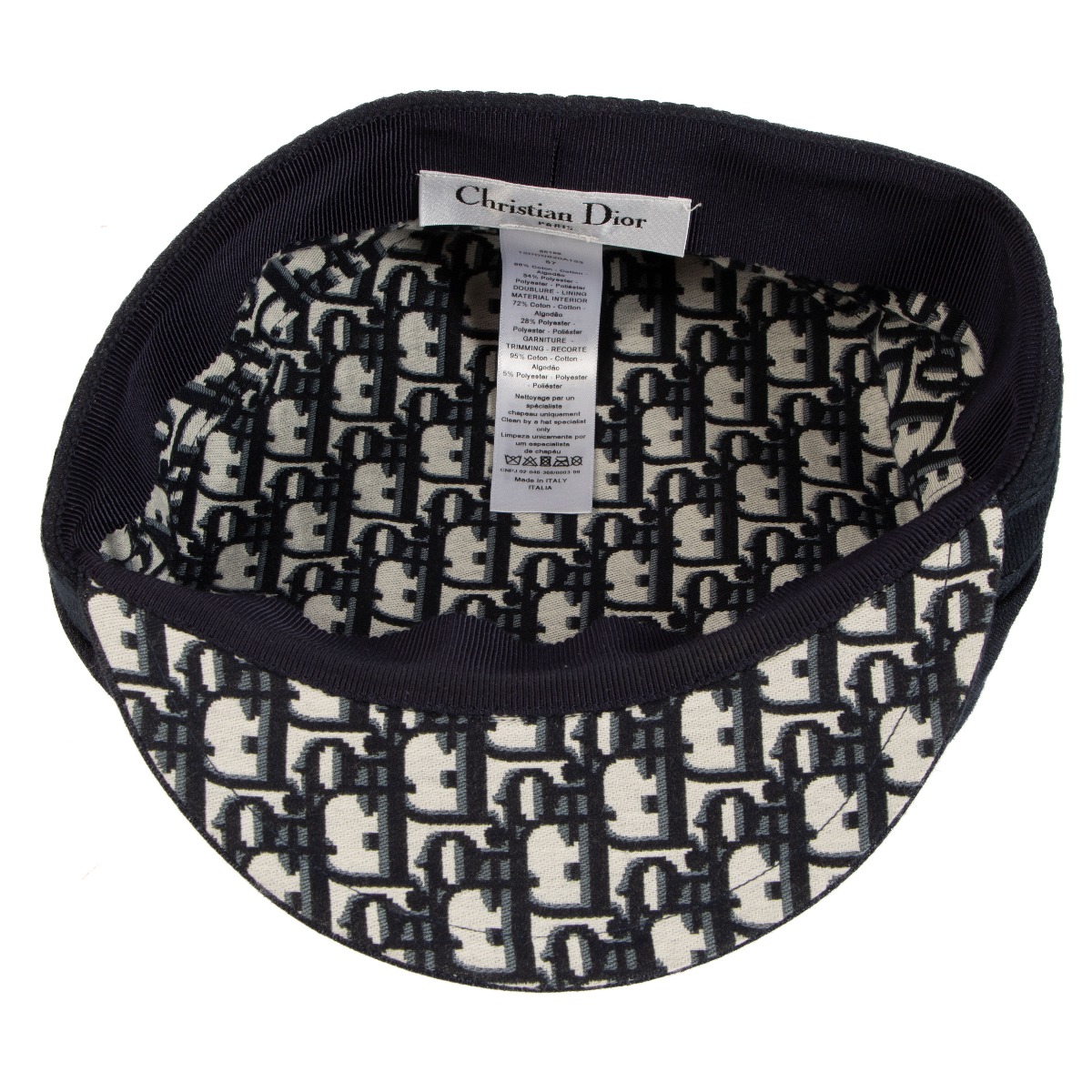 クリスチャンディオール DIORTRAVELキャップ 57 黒 新品