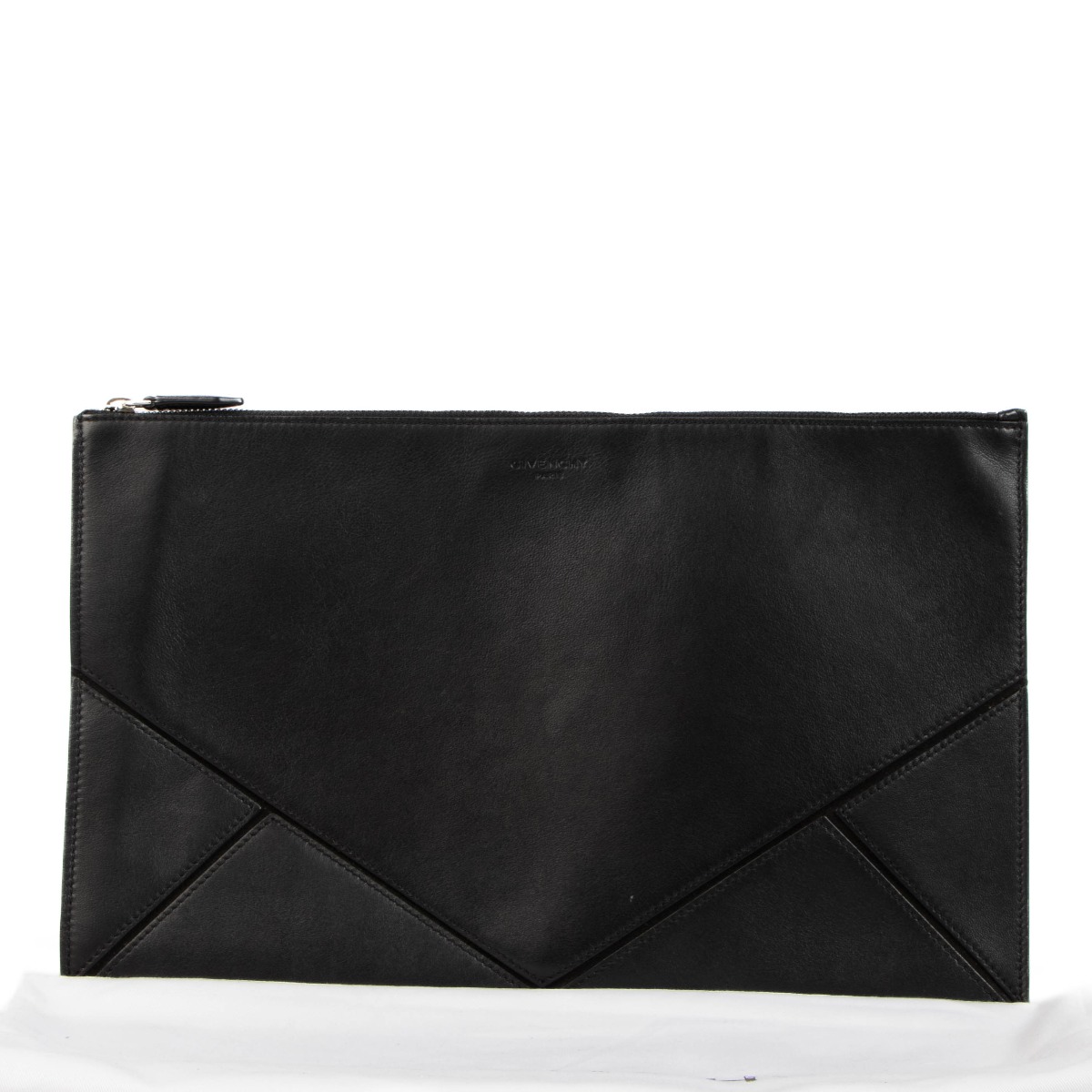 Givenchy Black Envelope Clutch Labellov Buy and Sell