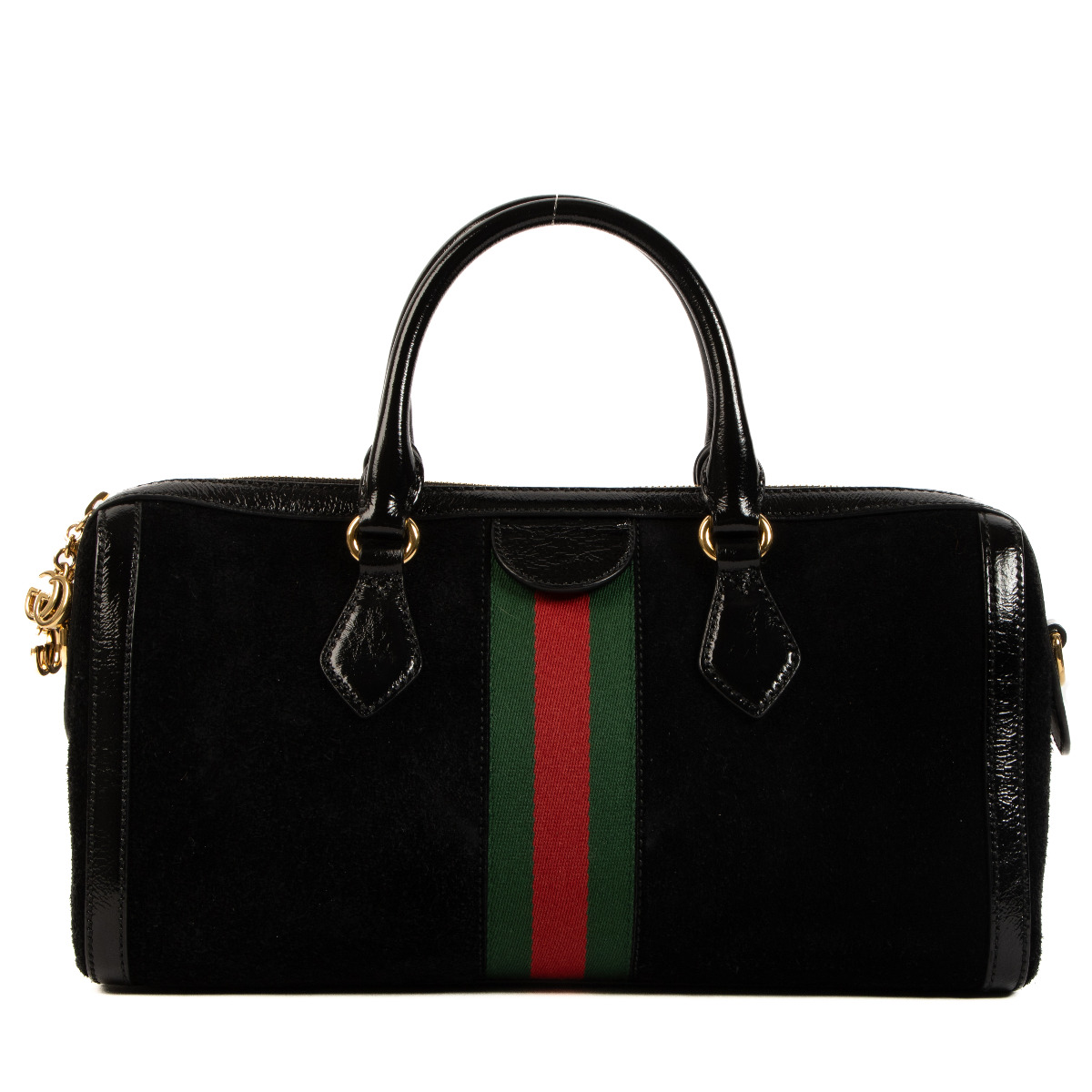 Gucci black clearance boston bag