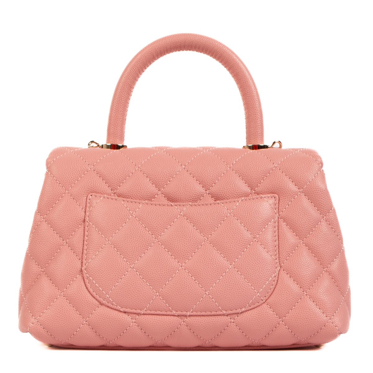 Chanel pink hotsell coco handle