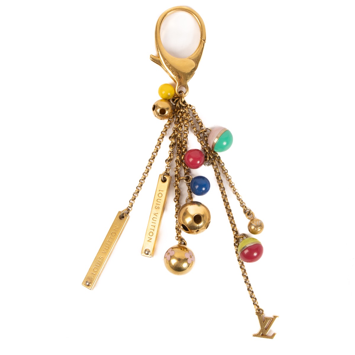 Louis Vuitton Gold Bells Bijou de Sac Keychain ○ Labellov ○ Buy