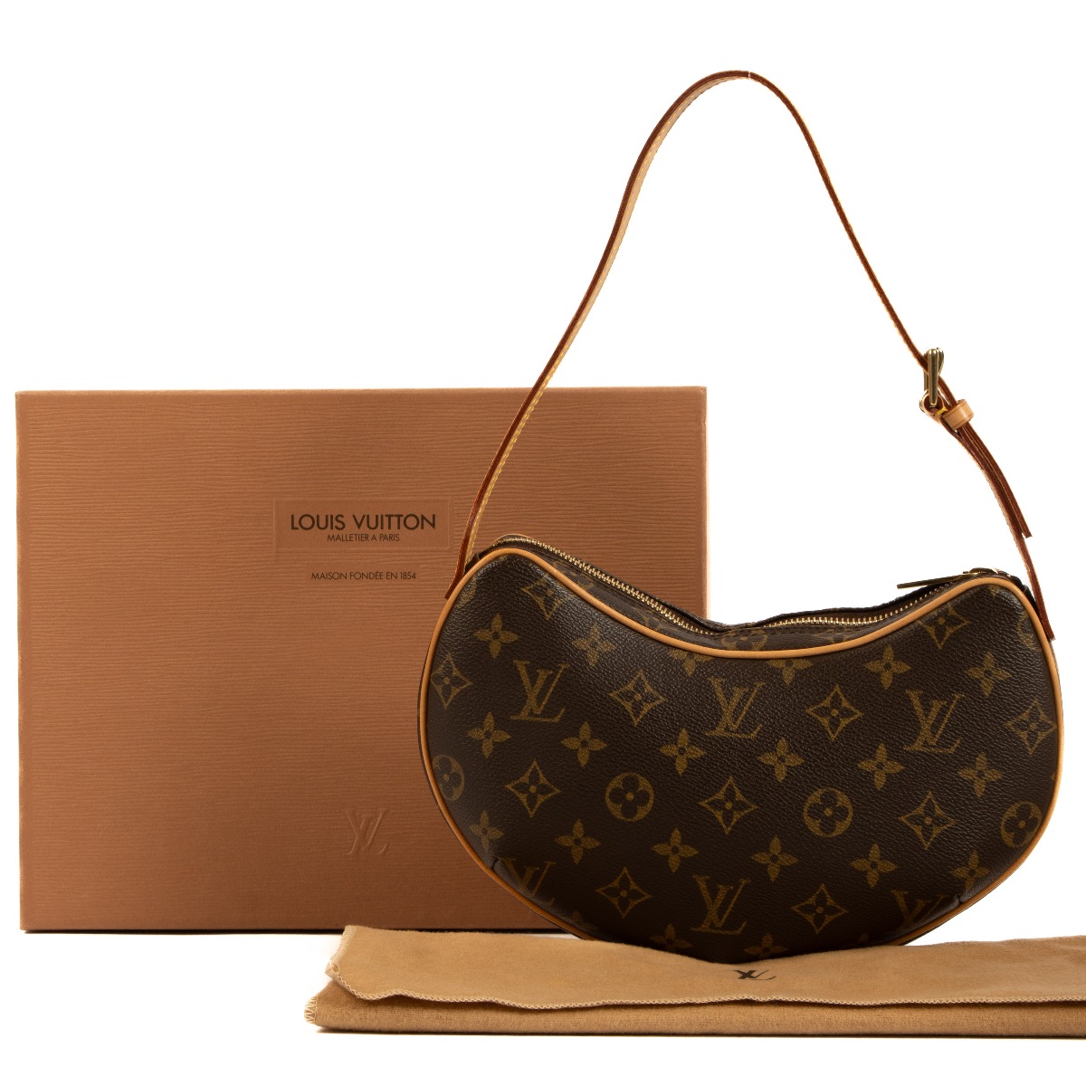 バッグ Louis Vuitton croissant one shoulder bag Louis Vuitton Monogram Croissant PM Shoulder Bag ○ Labellov