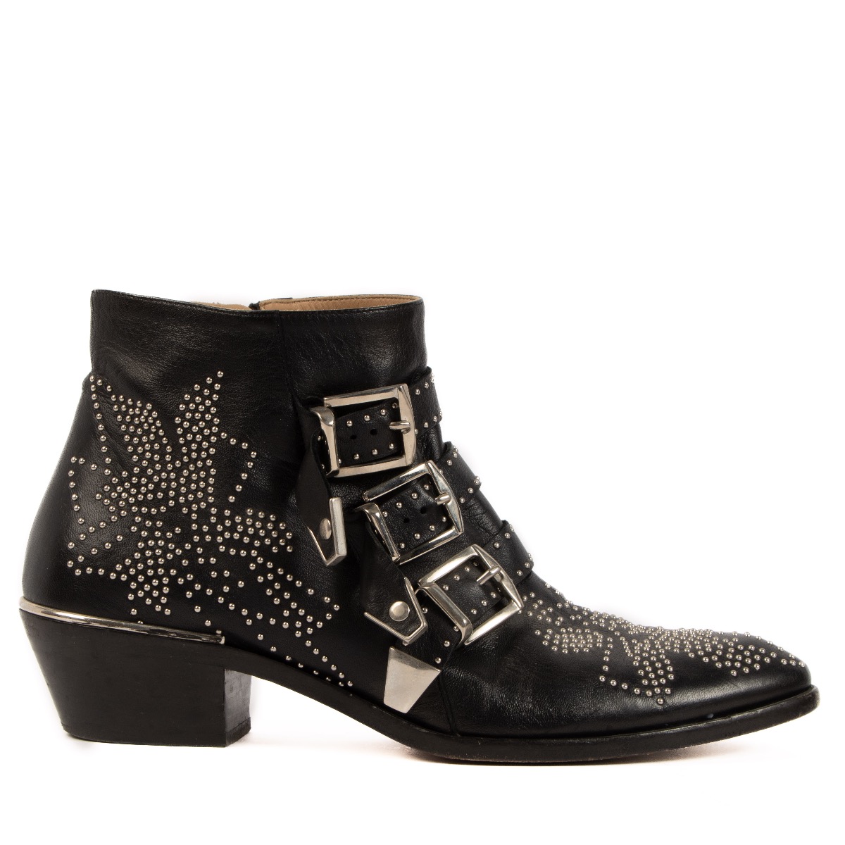 Chloe Black Susanna Boots Size 38 5 Labellov Buy and Sell Authentic Luxury