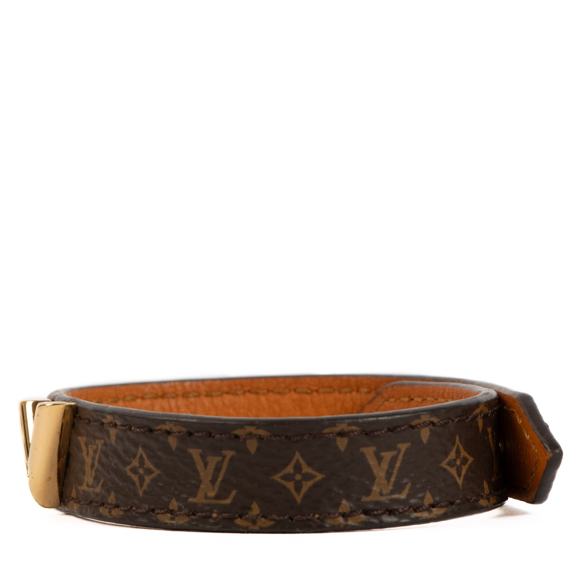 LOUIS VUITTON Monogram Essential V Bracelet 17 1303557