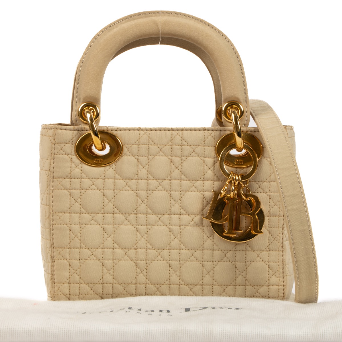 Mini lady dior beige store