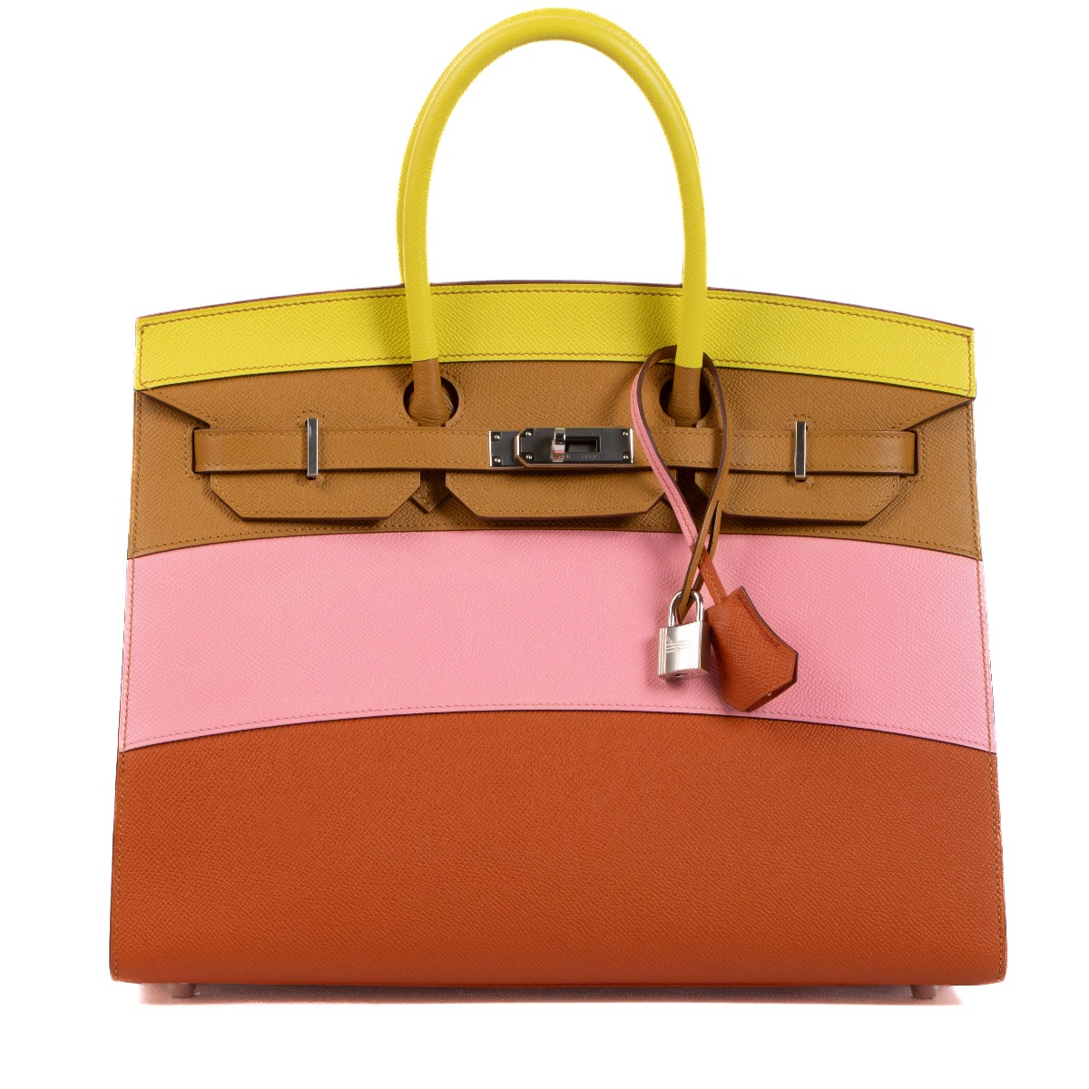 Hermès Birkin 35 Sellier Sunrise Rainbow Epsom ○ Labellov ○ Buy and Sell  Authentic Luxury