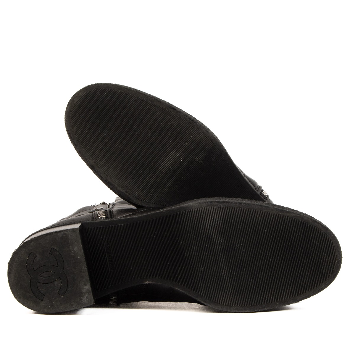 Chanel Black Quilted Ankle Boots - Size 38 ○ Labellov ○ Buy and