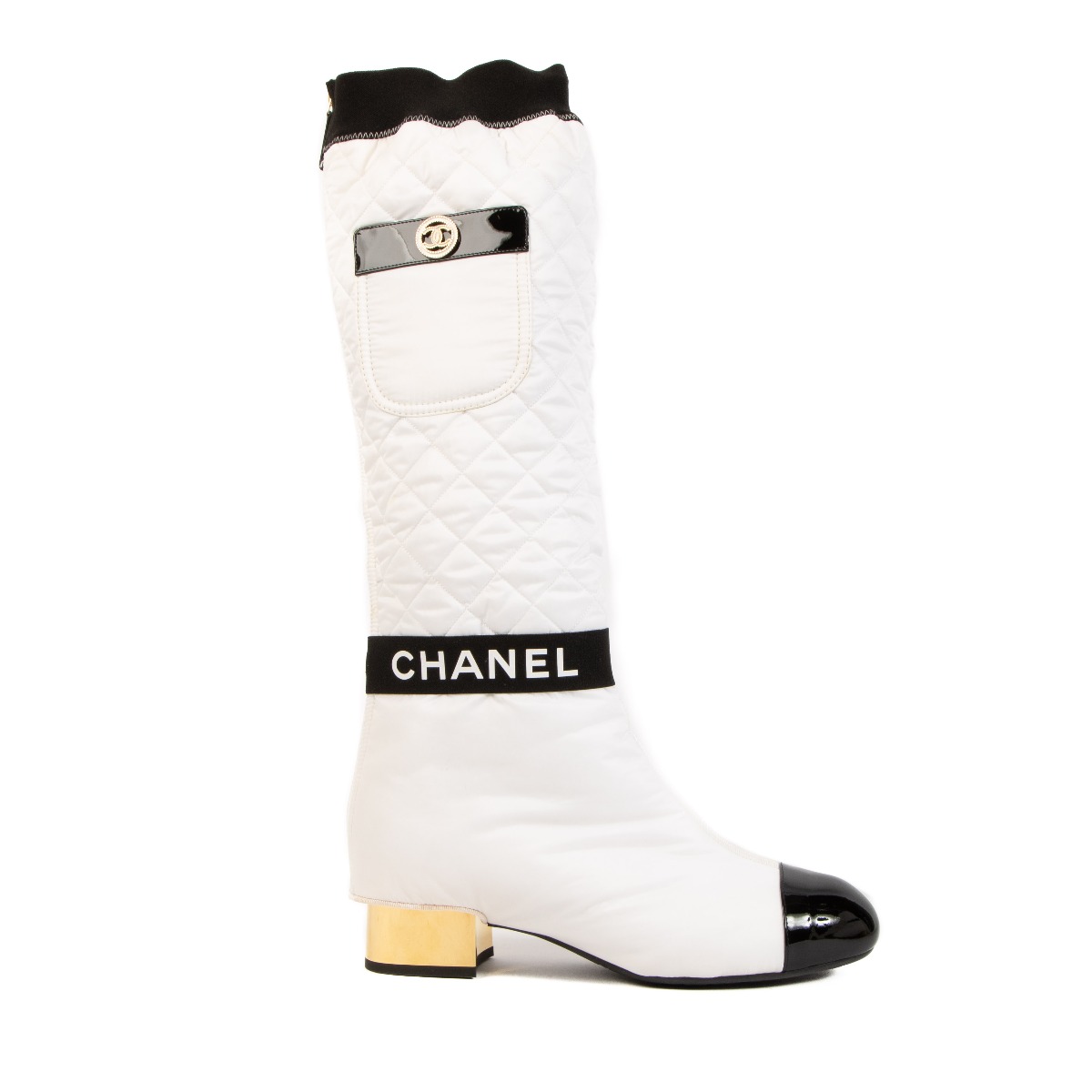 Chanel discount 218 boots