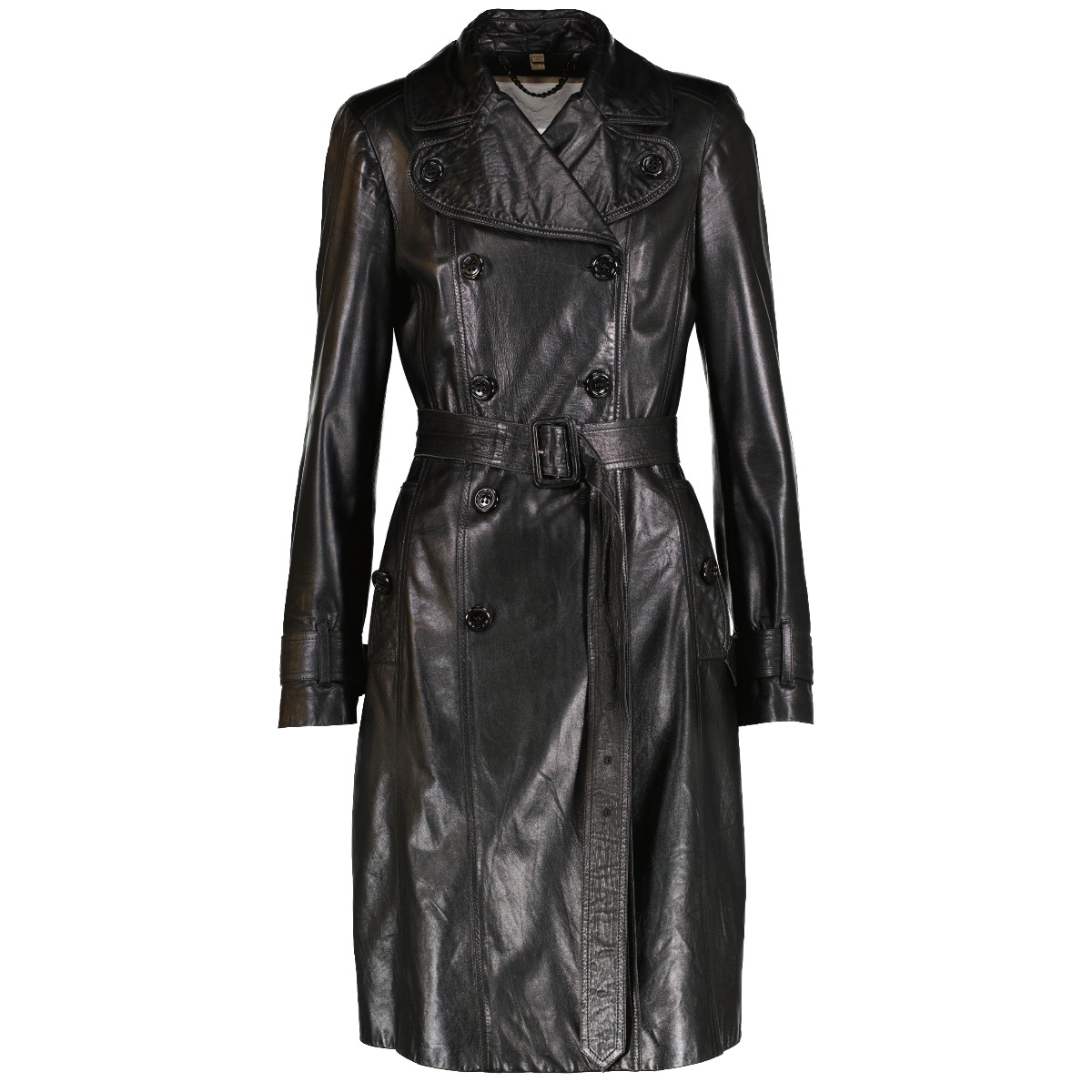 Burberry trench coat leather shop