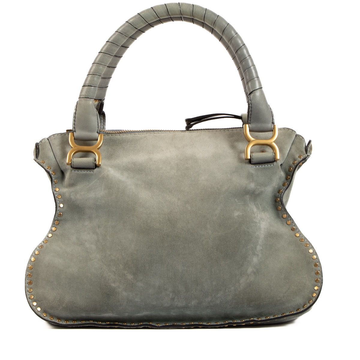 Chlo Cloudy Blue Suede Medium Marcie Handbag Labellov Buy