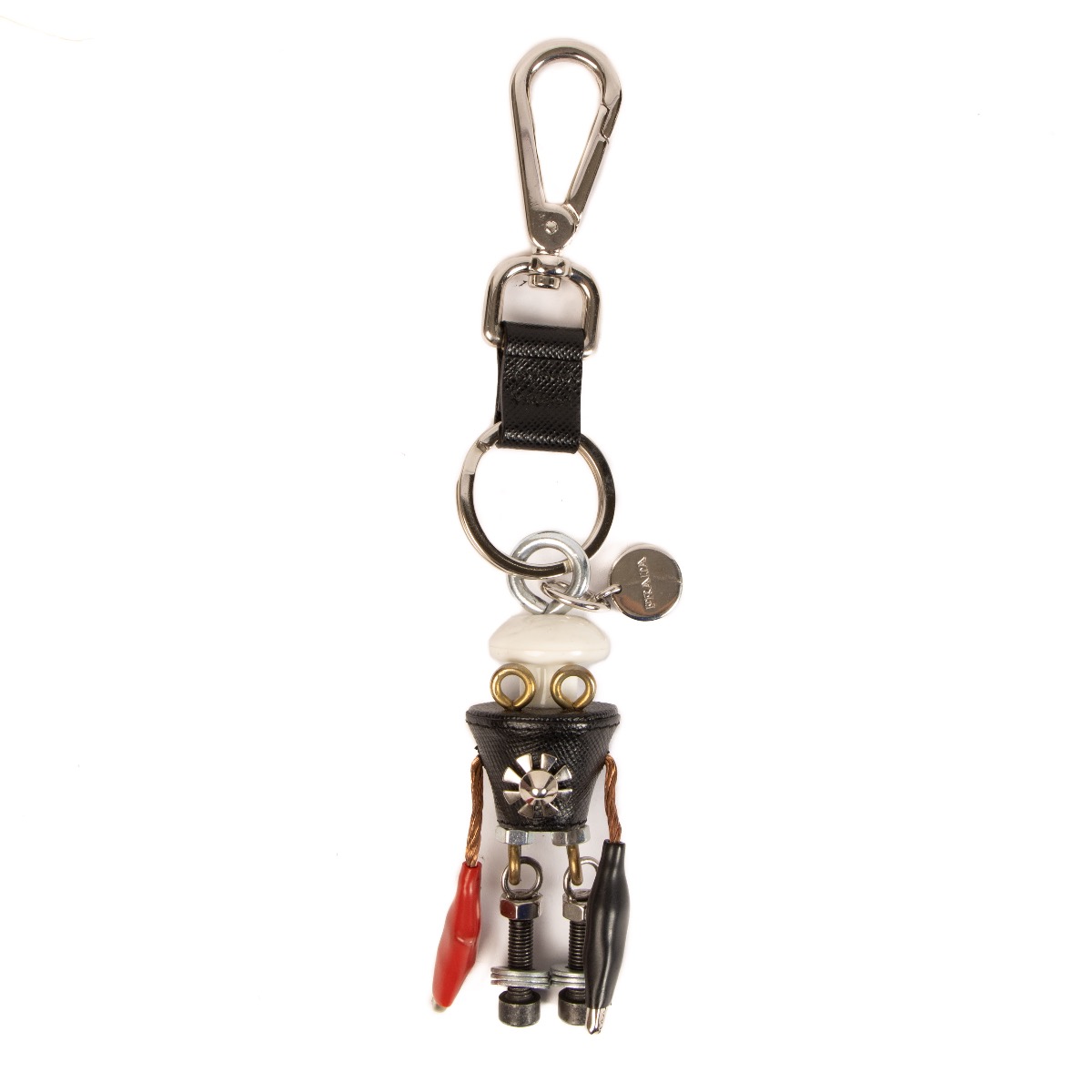 Prada Robot Leather Keychain ○ Labellov ○ Buy and Sell