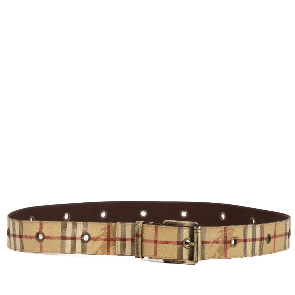 Burberry Haymarket Check Belt - Size 100 ○ Labellov ○ Buy
