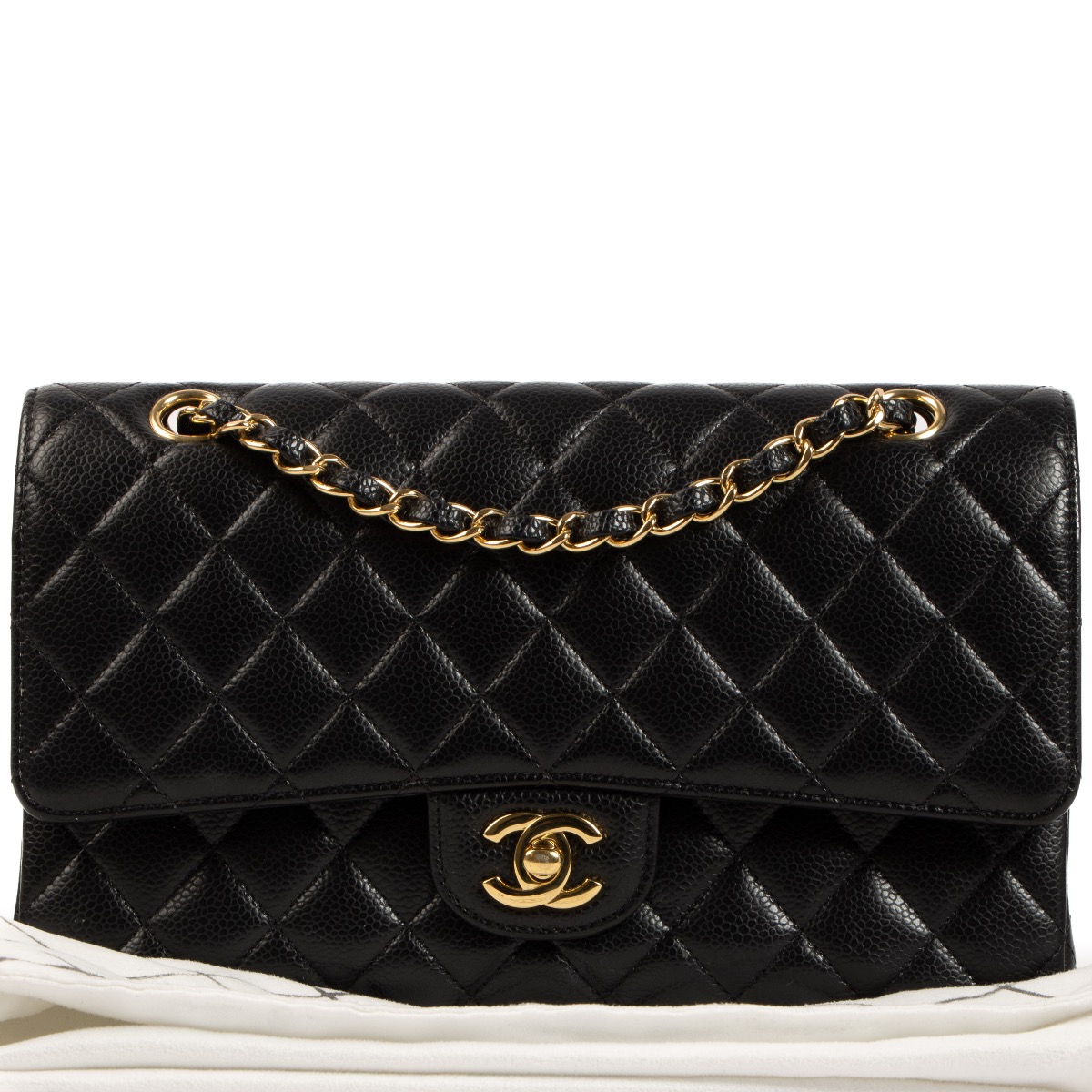 Chanel flap new arrivals bag black