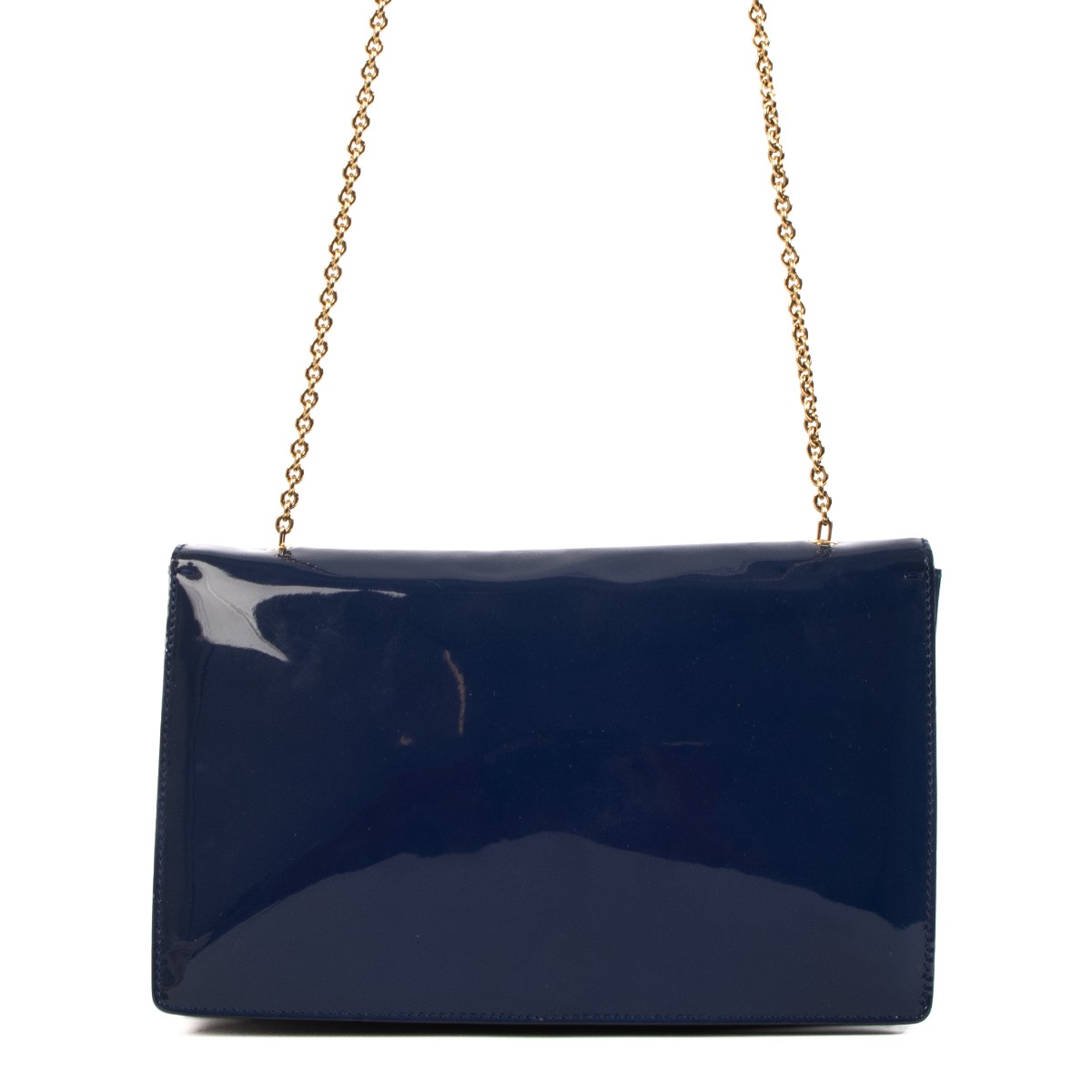 Blue patent clutch bag store