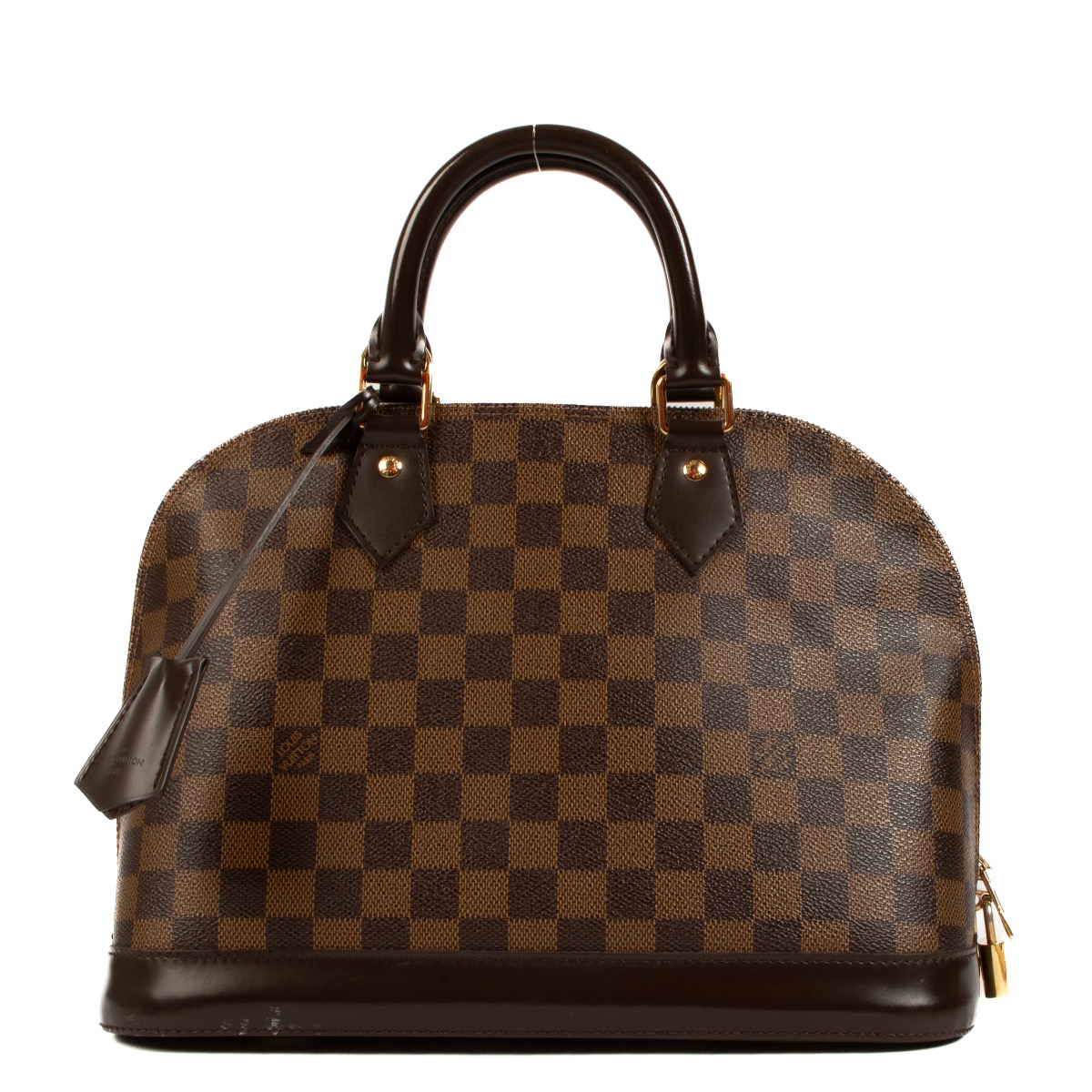 Louis Vuitton Damier Ebene Alma PM Top Handle Bag Labellov Buy
