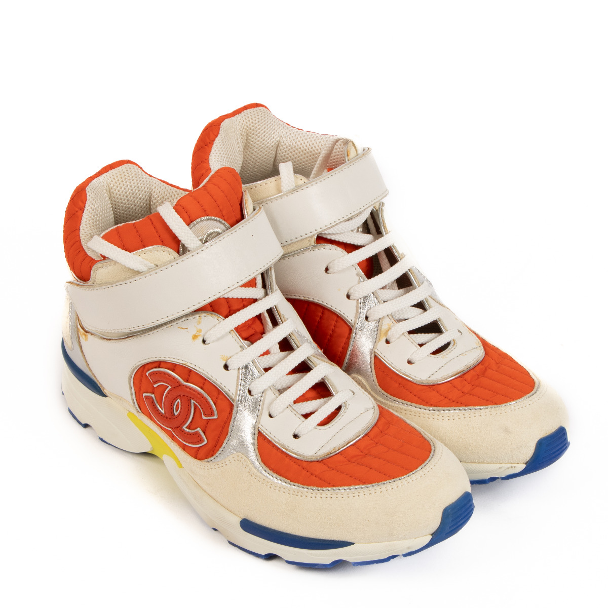 Chanel Multicolor High Top Sneakers size 39 Labellov Buy