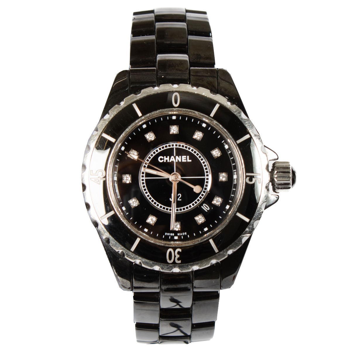 CHANEL】シャネル『J12 ブラックセラミック 33mm 12P＆ベゼル