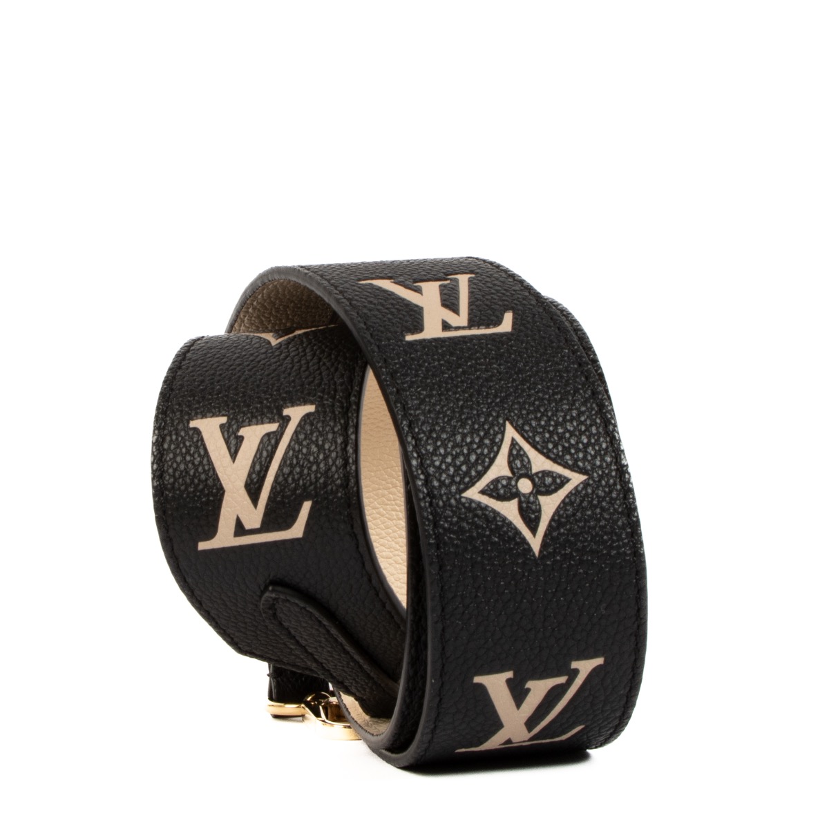 LOUIS VITTON 手袋 ゴンプティ・ダミエ柄 LVロゴ ウール ブラック