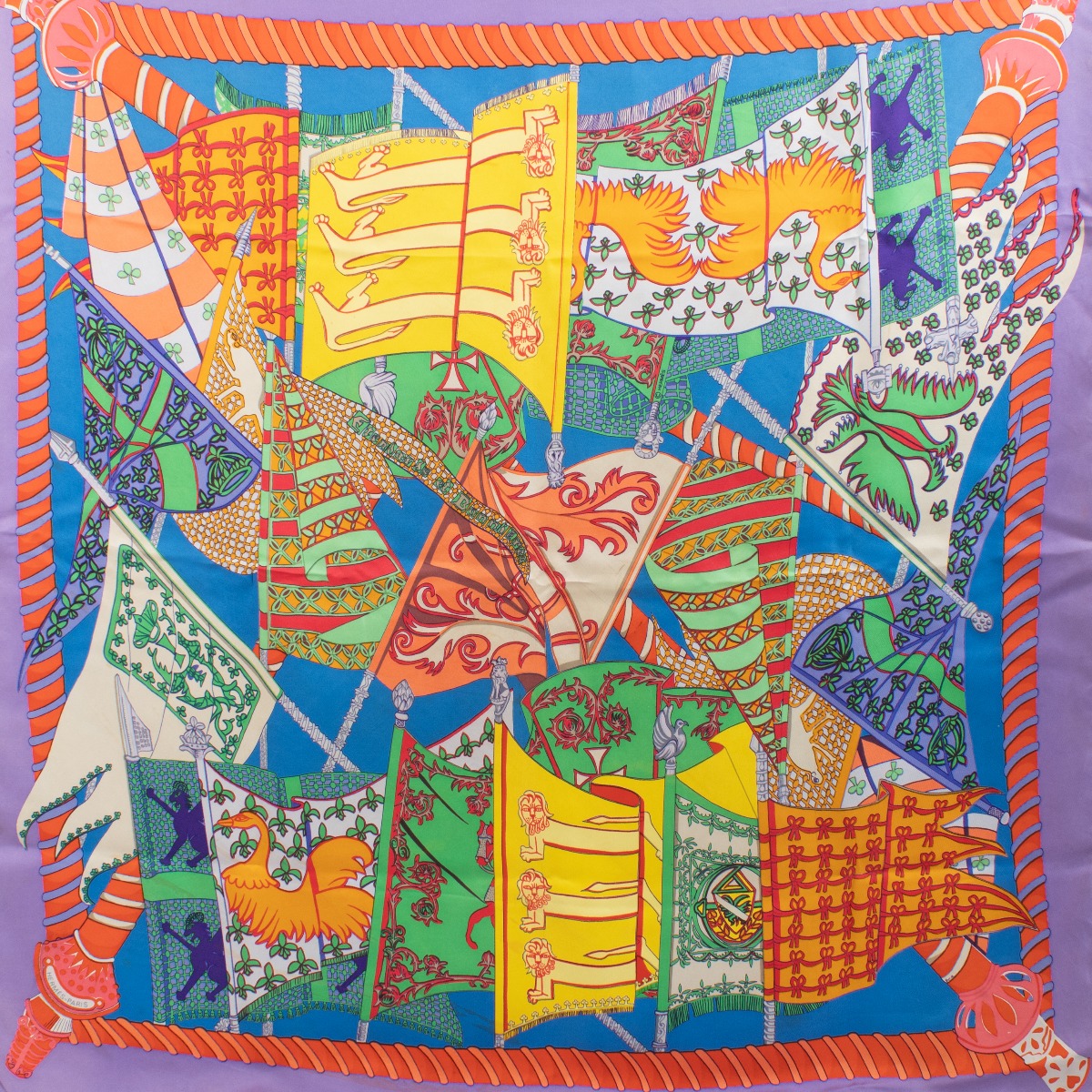 Hermès Etendards et Bannieres Silk Scarf ○ Labellov ○ Buy