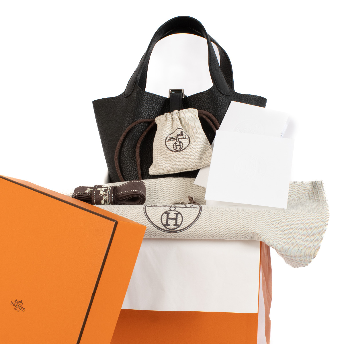 HERMES ハンドバッグ picotin18-gd-w-blk 06532148750635bbf68db4cea6c3e8