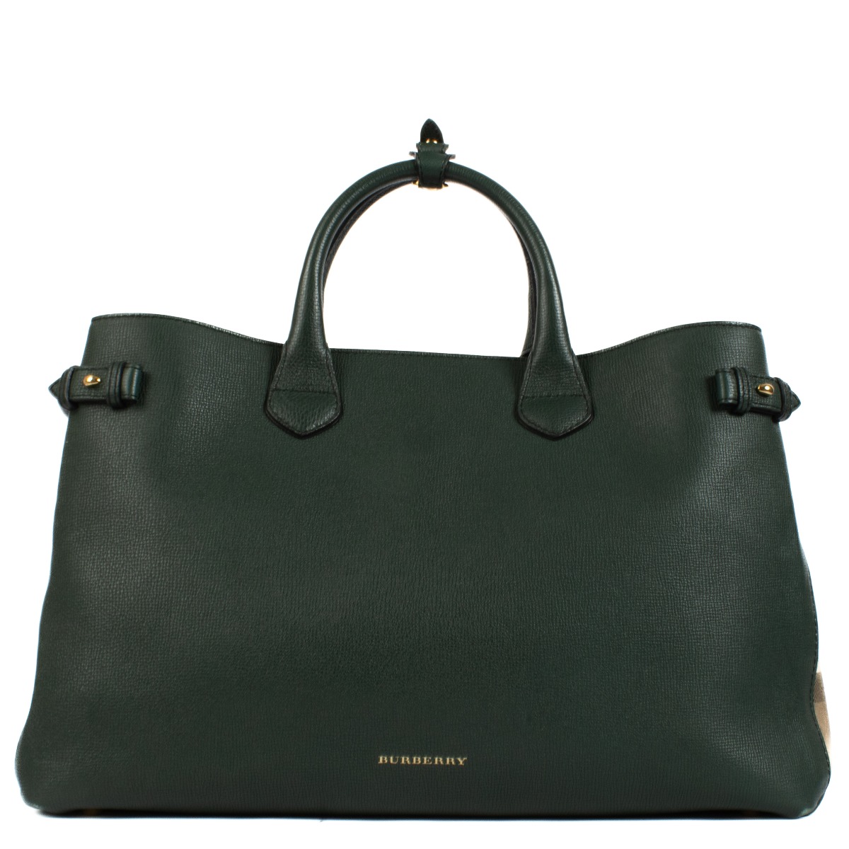 Burberry green handbag deals