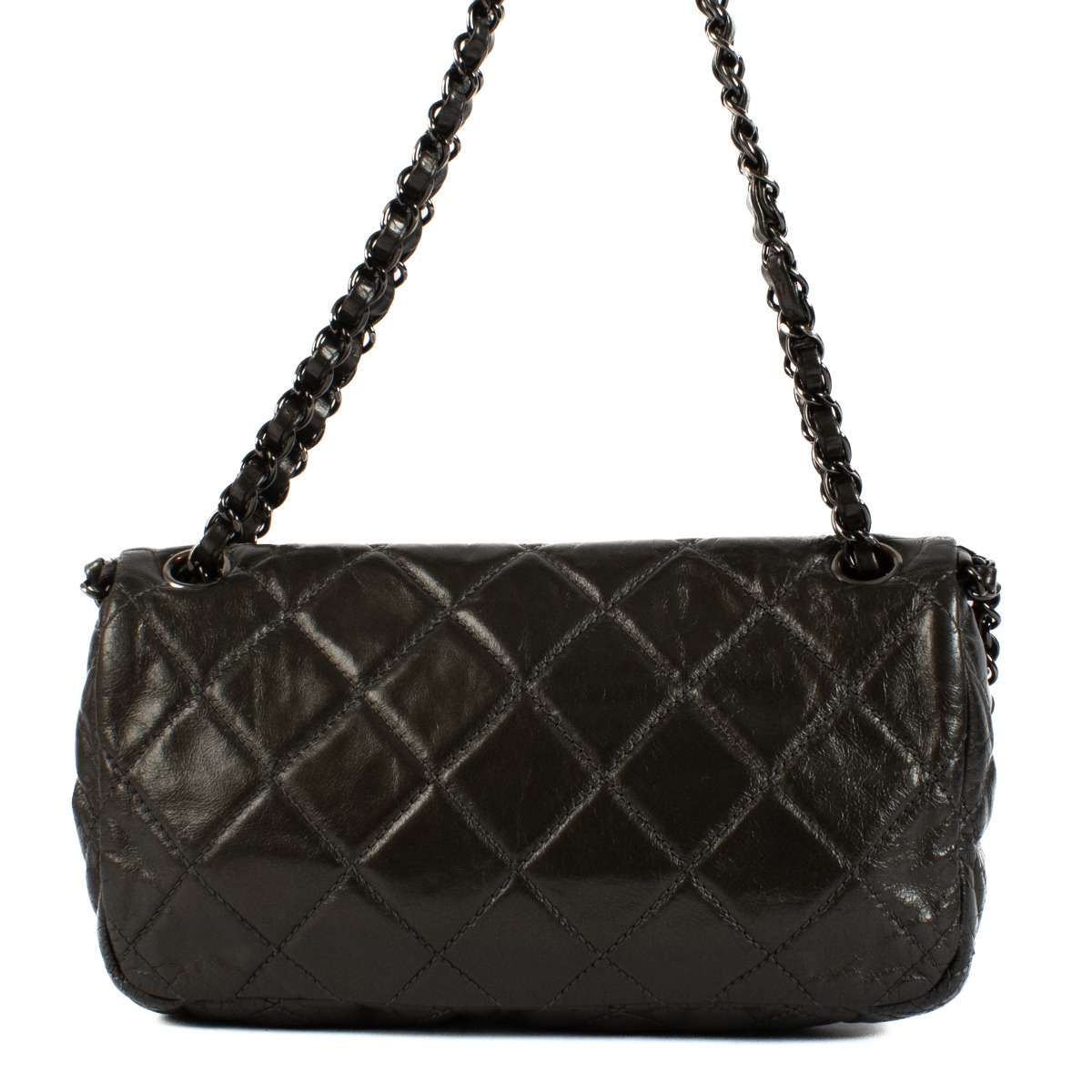 Chanel Metallic Calfskin Small Chain Me Flap Bag ○ Labellov