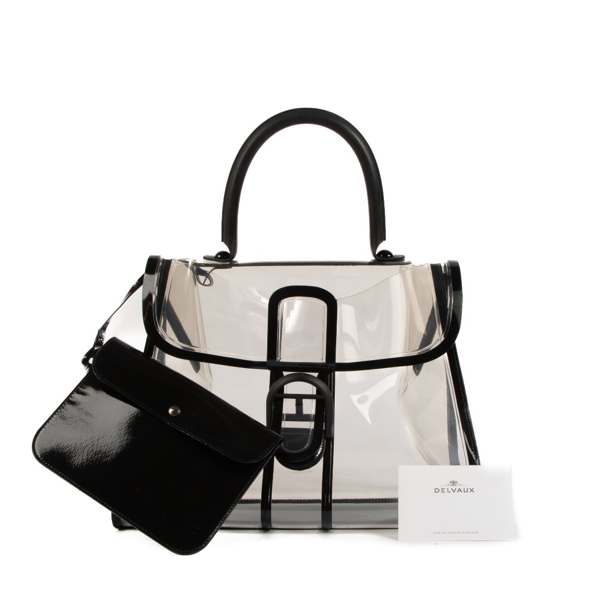 Delvaux Transparent PVC Brillant X Ray Bag Labellov Buy and Sell Authentic Luxury