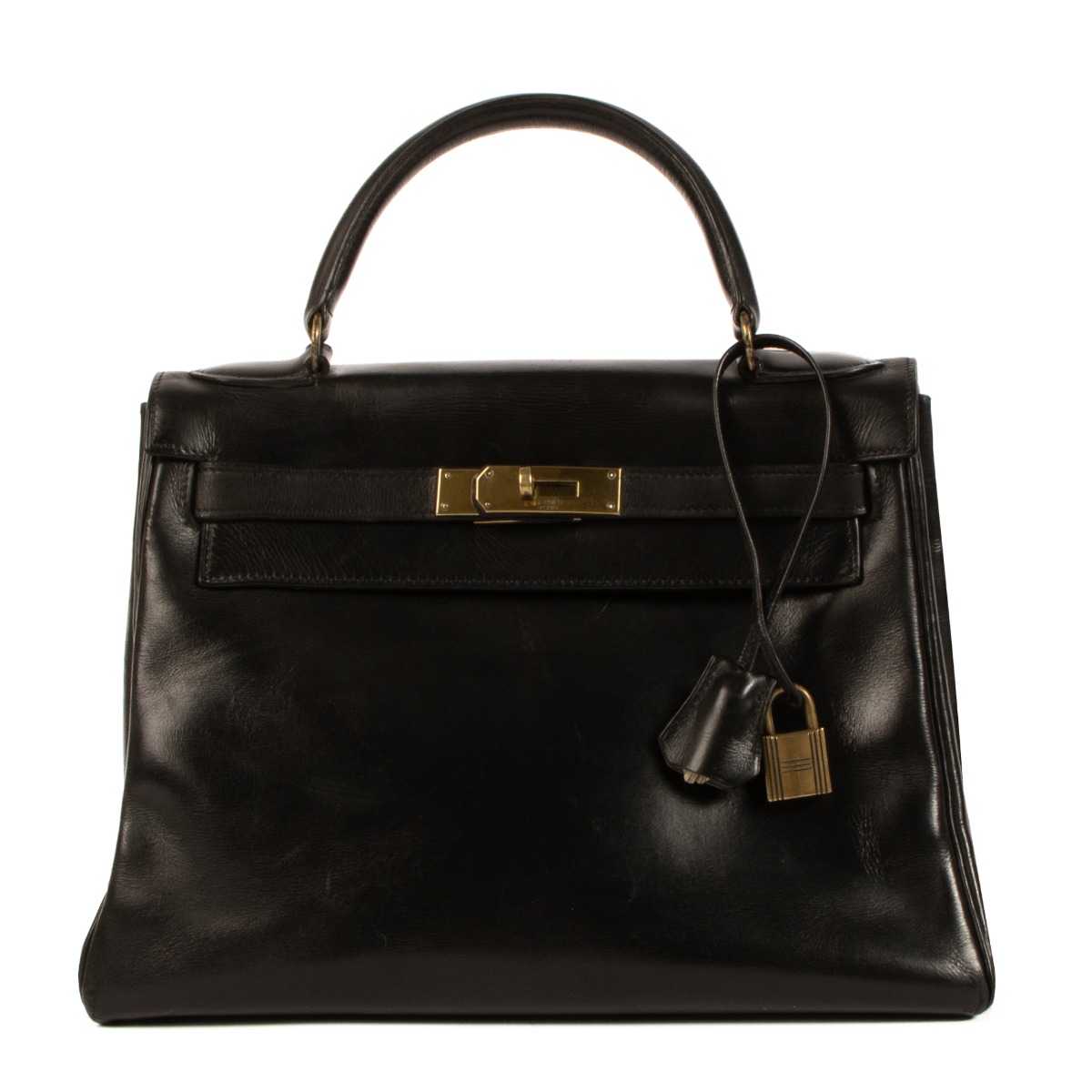 【Still Kelly】ブラック Kelly Vintage Washed フーディ ll11487_hermes_kelly_brown_vin