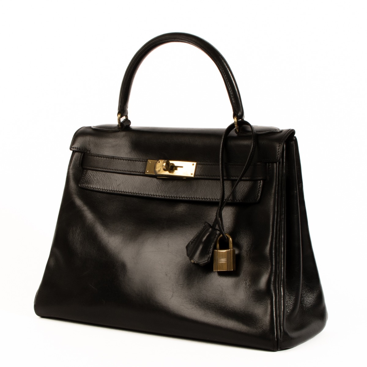 【HERMES】vintage pierce ll11487_hermes_kelly_brown_vin
