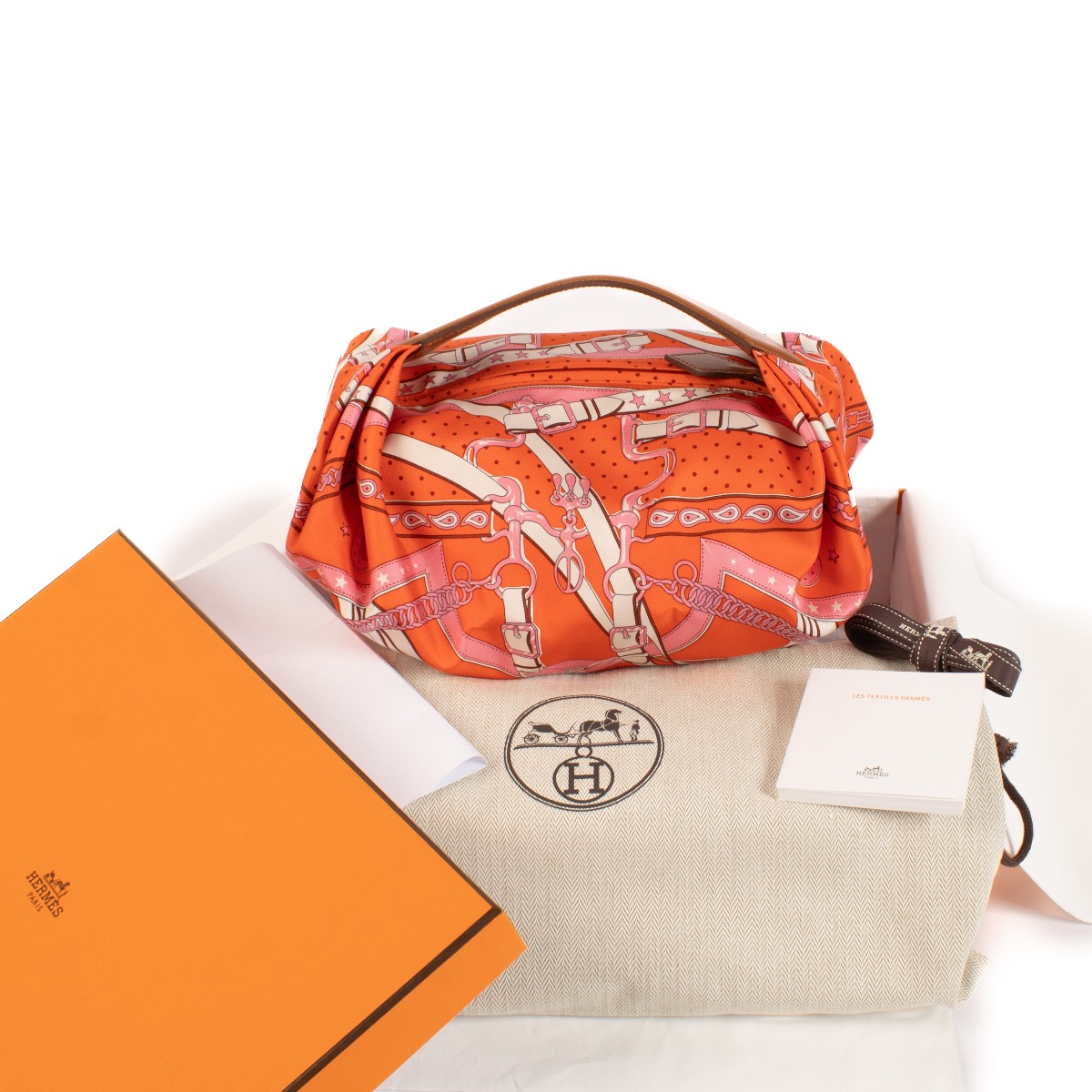 Hermès Orange Poppy La Promenade du Matin Balusoie Bag