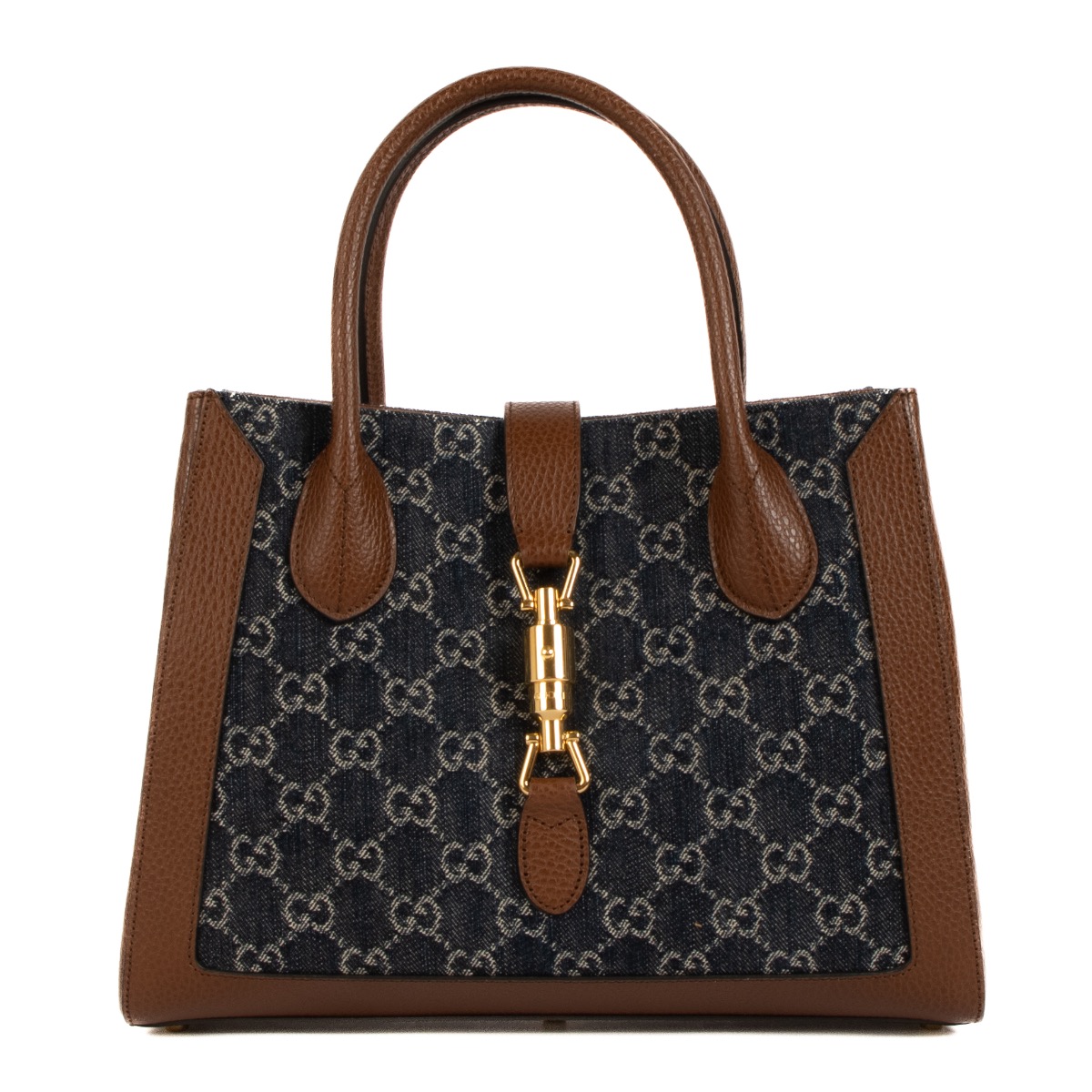 Gucci Denim GG Blue Jackie 1961 Medium Cabas Labellov Buy