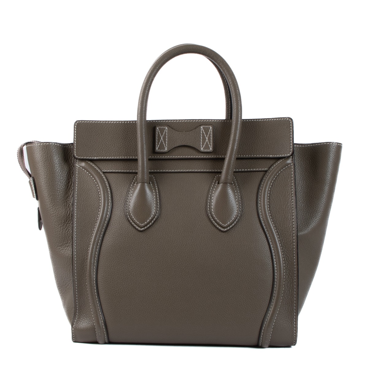 Celine Souris Drummed Calfskin Mini Luggage Bag Labellov Buy