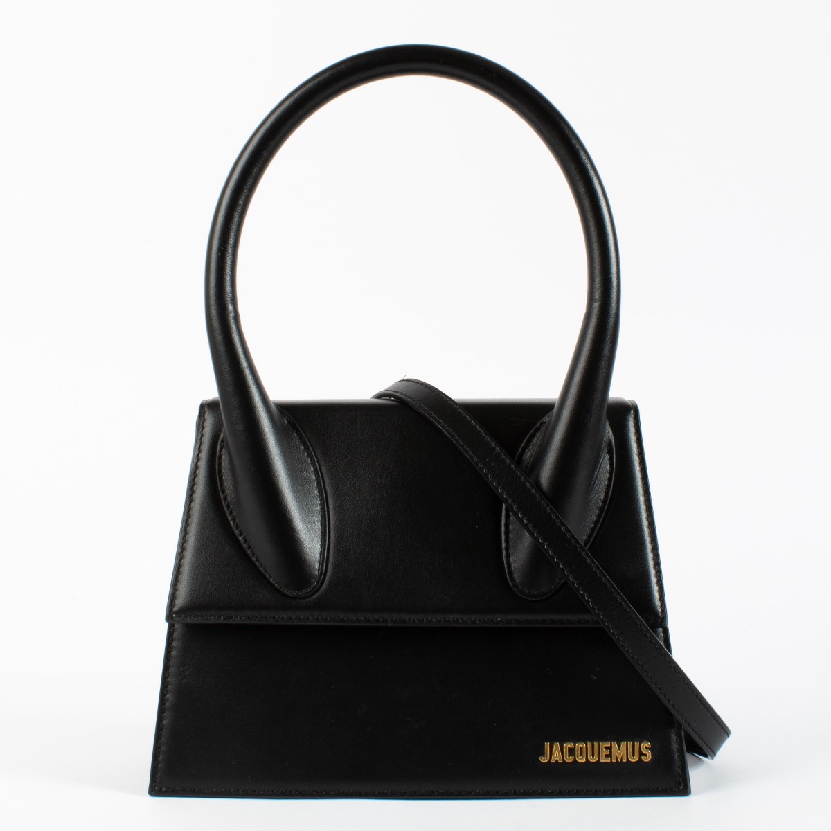 Jacquemus Black Le Grand Chiquito Top Handle ○ Labellov