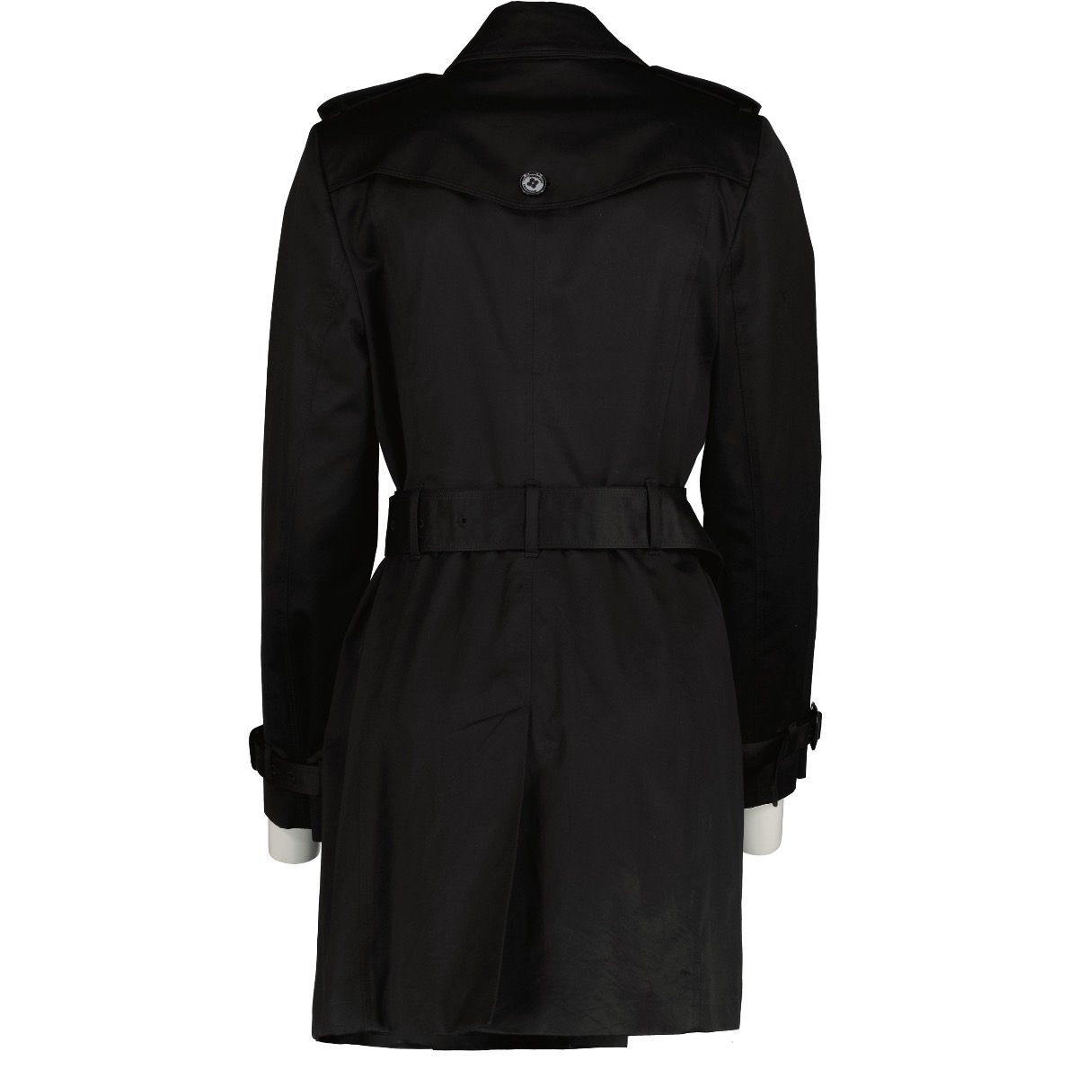 Burberry black trench on sale