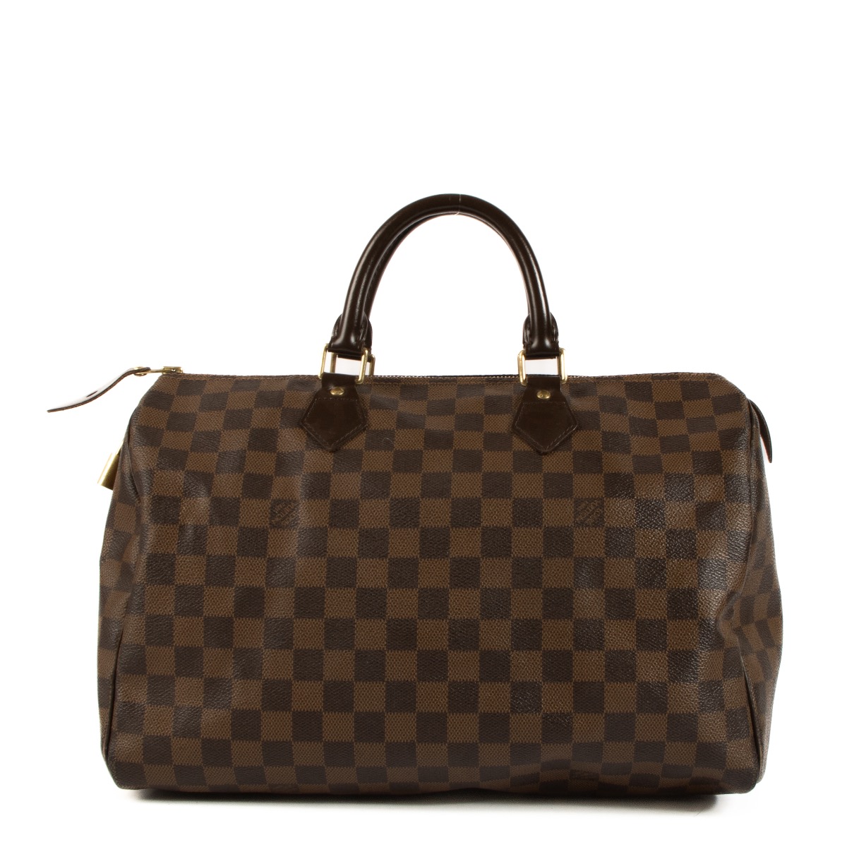 Lv speedy black handle sales
