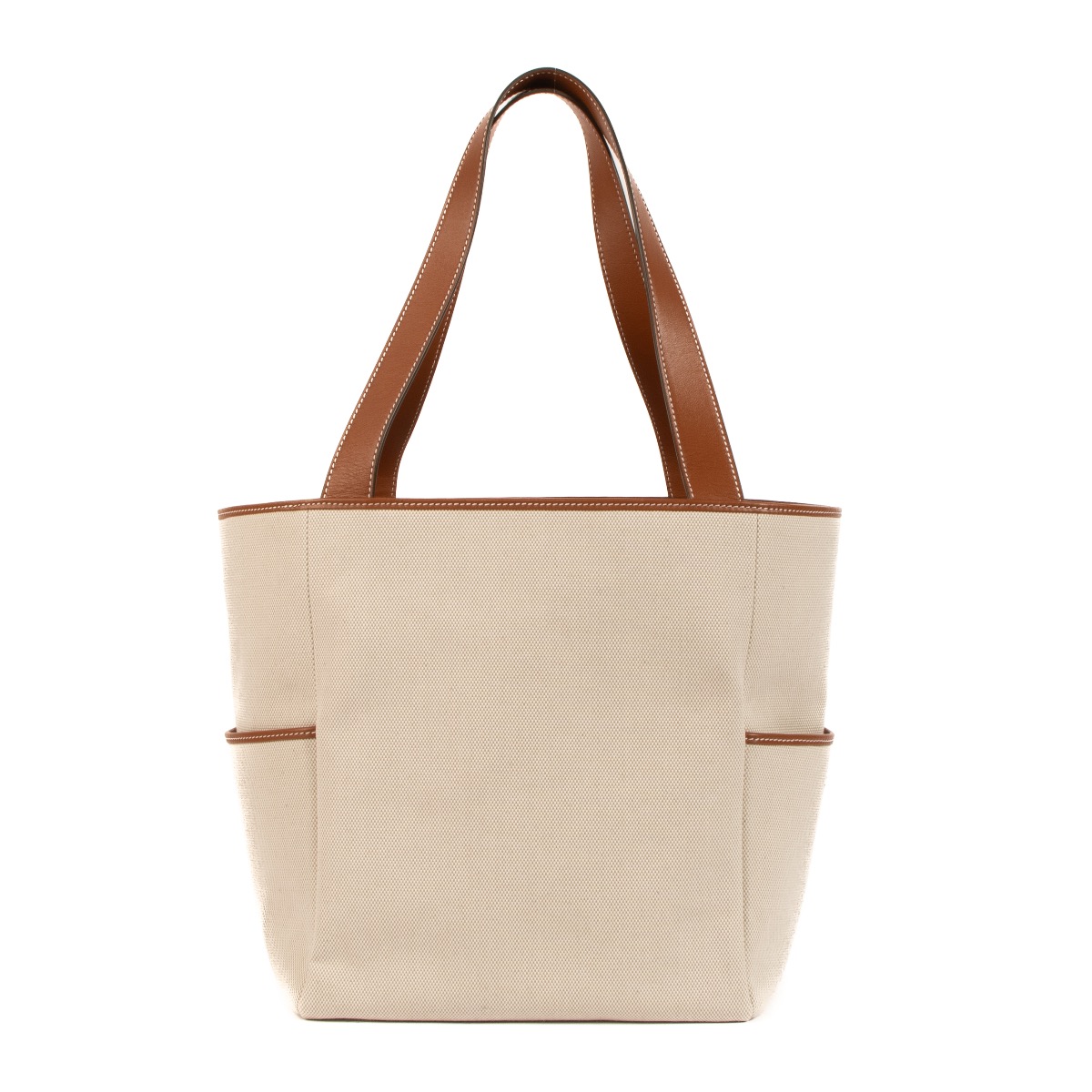 Delvaux Beige Canvas Delight Tote Bag ○ Labellov ○ Buy and Sell