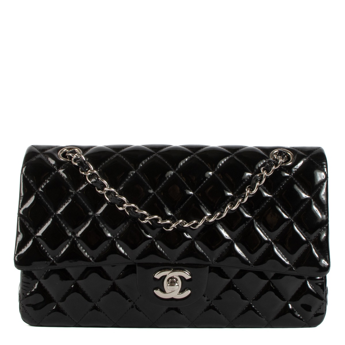 Chanel purse classic black deals