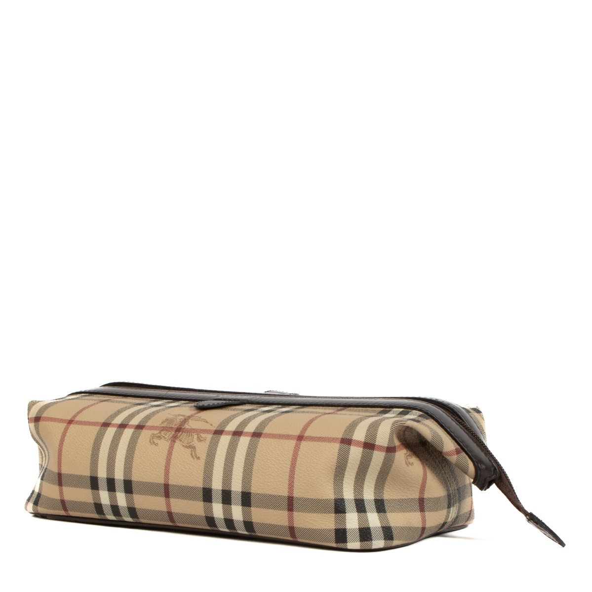 Burberry Check Canvas Cosmetic Pouch ○ Labellov ○ Buy and Sell - Main Image