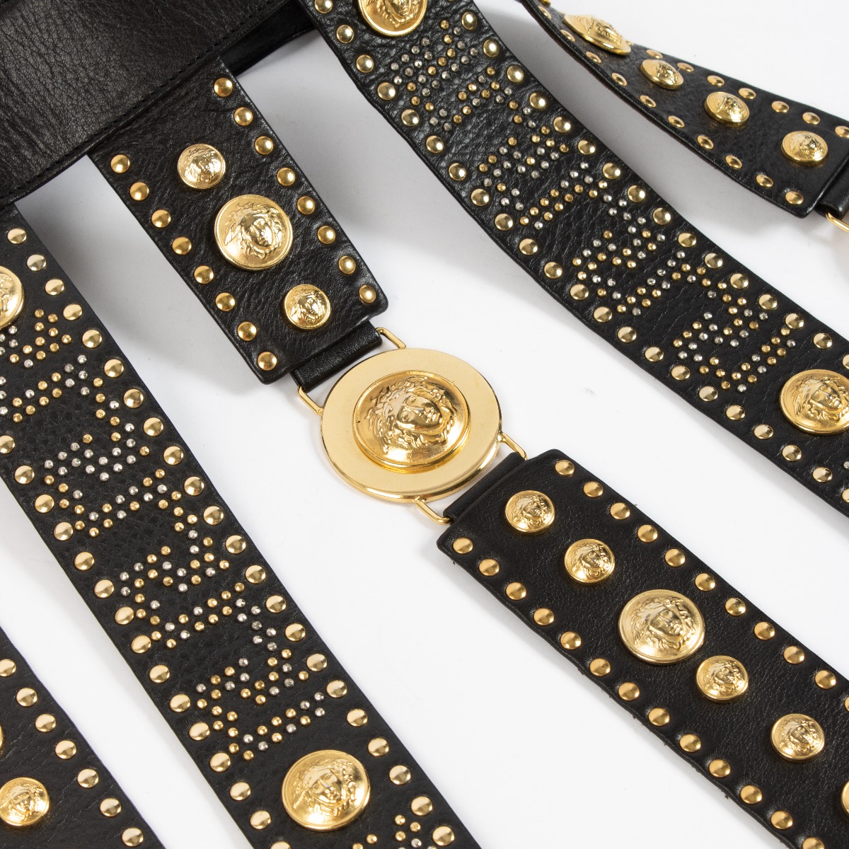 Gianni Versace Vintage Black Belt ○ Labellov ○ Buy and Sell